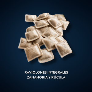 Raviolones 320gs Congelada - ZANAHORIA, MUZZARELLA Y  RUCULA EN HARINA INTEGRAL