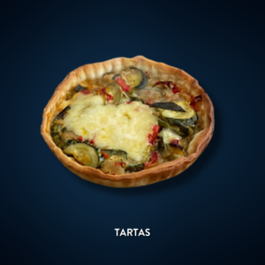 Tartas Individuales Congelada - JAMÓN Y QUESO