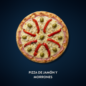 Pizza Jamón y Morrones Congelada